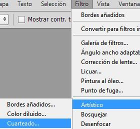 Como crear un efecto comic en tu diseño filtro cuarteado photoshop