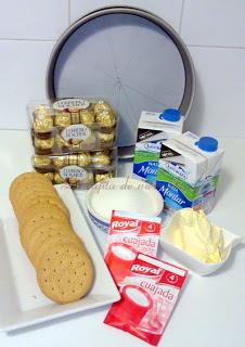 Tarta Ferrero Rocher