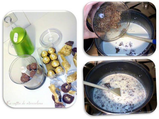 Tarta Ferrero Rocher