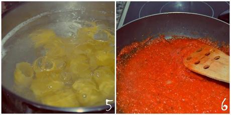 Paccheri rellenos de carne