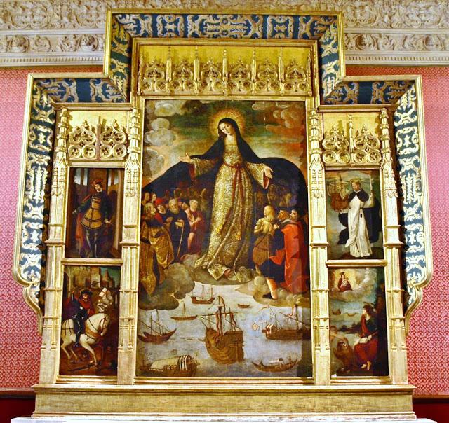 La Virgen de los Mareantes, en el Alcázar.