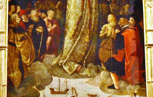 La Virgen de los Mareantes, en el Alcázar.