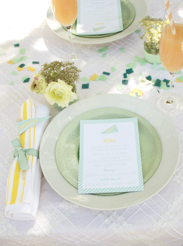 Baby Brunch, fiesta en el jardin con detalles primaverales