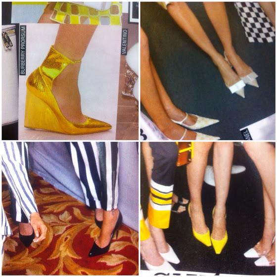 Zapatos con punta afilada