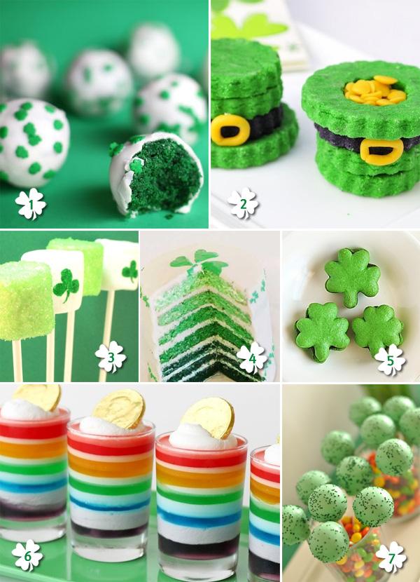 deliciosos dulces para San Patricio