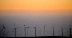 Parque eólico Canelia, instalado en Los Vilos (Chile) por la española Endesa, en una imagen del 20 de septiembre de 2010