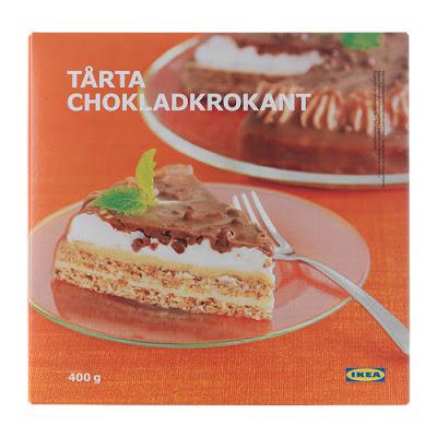 materia fecal en tarta de chocolate de IKEA