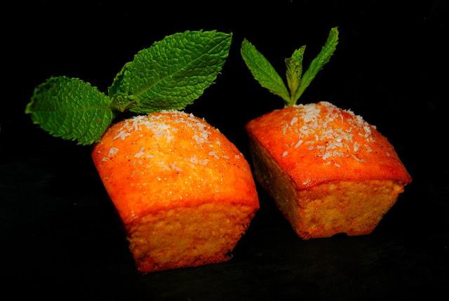 Mini bizcochos de Coco y Chocolate