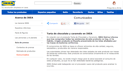 @IKEA_Spain desastrosa gestión de una situación de crisis en Social Media