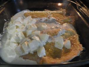 Filetes de cerdo con mostaza y manzana