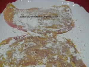 Filetes de cerdo con mostaza y manzana