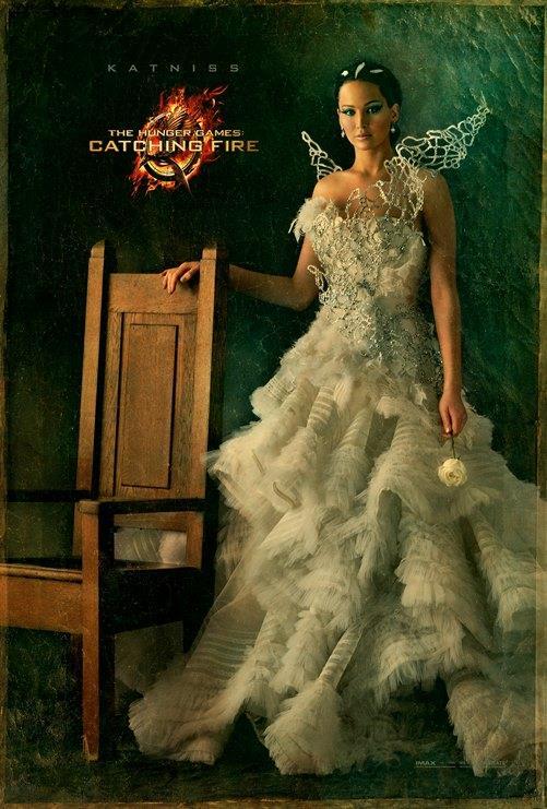 Imagen de Jennifer Lawrence como Katniss Everdeen en 'Catching Fire' (En llamas)