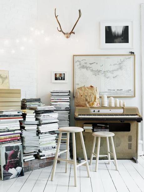 Una preciosa casa de estilo nórdico (con toques de verde menta)