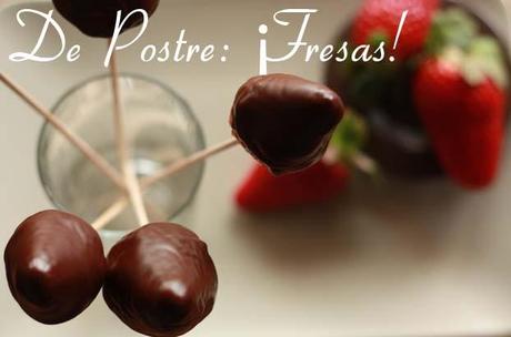 Fresas con Nocilla o… con ¡Chocolate! Fresas con Nocilla o… con ¡Chocolate!