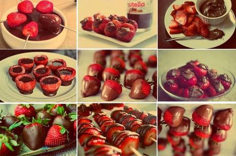 Fresas con Nocilla o… con ¡Chocolate! Fresas con Nocilla o… con ¡Chocolate!