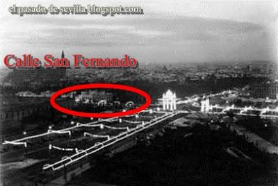 La Feria del Prado de noche