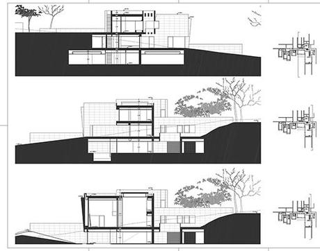 Finalizada la fachada de una vivienda unifamiliar situada en Pozuelo de Alarcón, Madrid