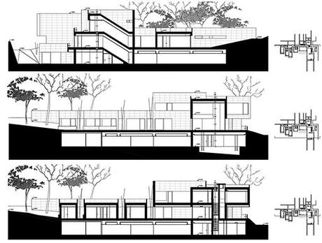 Finalizada la fachada de una vivienda unifamiliar situada en Pozuelo de Alarcón, Madrid