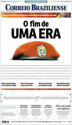 La muerte de Chávez en la prensa internacional