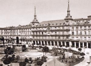 Plaza Mayor de Madrid en 1860