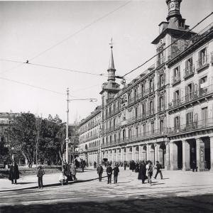 Plaza Mayor de Madrid en 1906