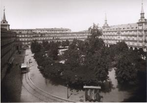 Plaza Mayor de Madrid en 1895