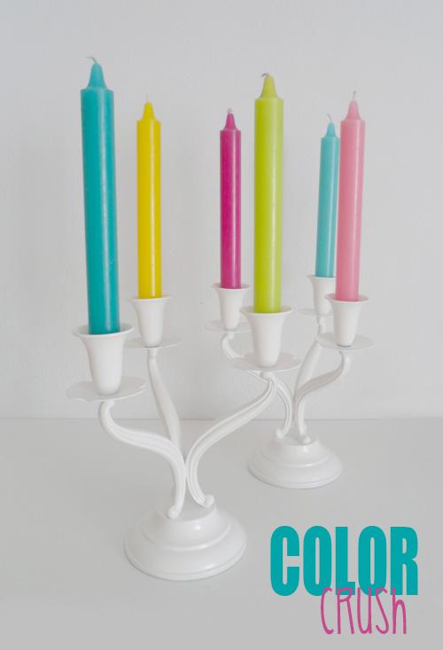 UN PAR DE CANDELABROS RECUPERADOS: ANTES Y DESPUÉS