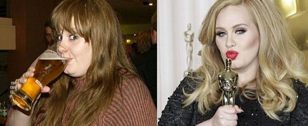 De 'gordita de trailer' a 'súper ganadora del Oscar', Adele cambió radicalmente en unos cuantos pasos