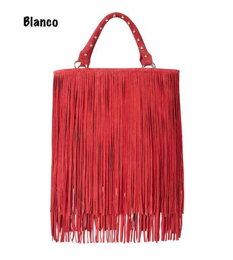 Bolsos con flecos ¿Si o no? bolso-rojo-Blanco