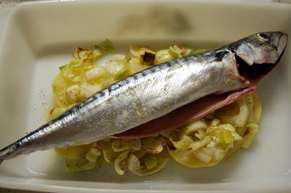 Caballa al horno rápida y fácil