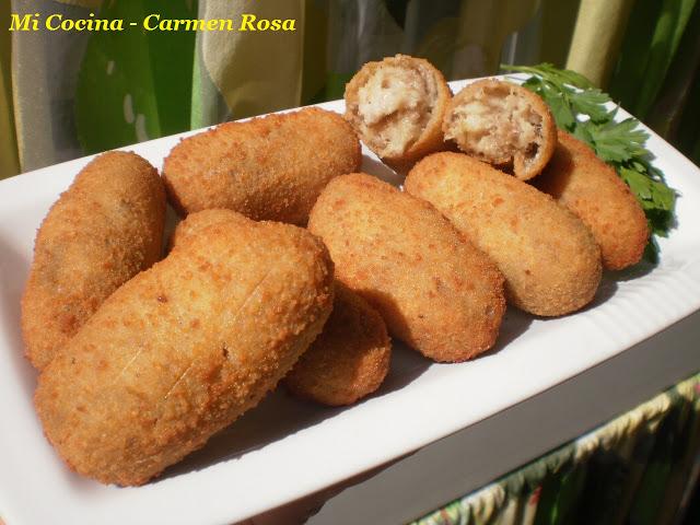 CROQUETAS DE CARRILLERA DE CERDO