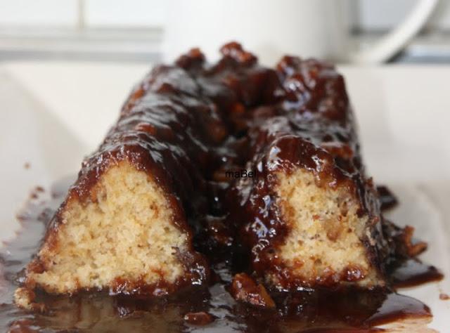 Torta ahogada en cafe, de nueces y cacao - Blanca Cotta