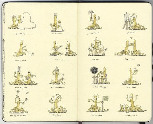 Excepcional libro de bocetos de Mattias Adolfsson. Es que La...