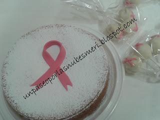 TARTA Y CAKE POPS contra el cancer