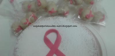 TARTA Y CAKE POPS contra el cancer