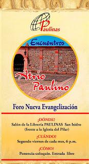 ATRIO PAULINO-2013 (Foro Nueva Evangelización) en LIMA