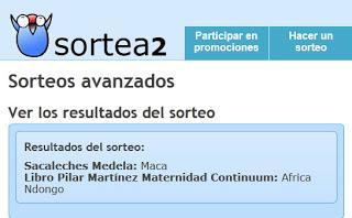 Ganadoras del sorteo