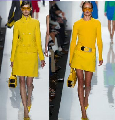 ss13 amarillo pasarela michael kors Tendencias de la temporada: amarillo