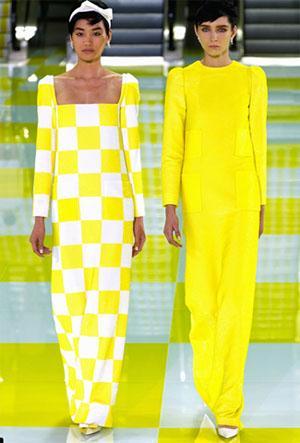 ss13 amarillo pasarela louis vuitton Tendencias de la temporada: amarillo