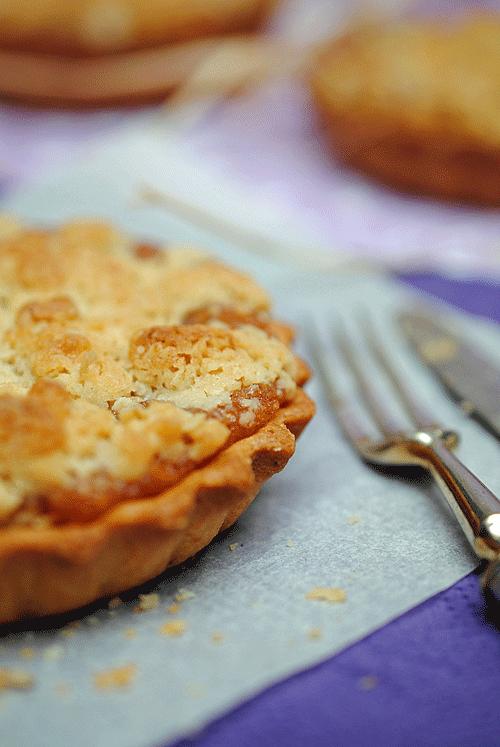 Tartaletas de membrillo y queso al limón