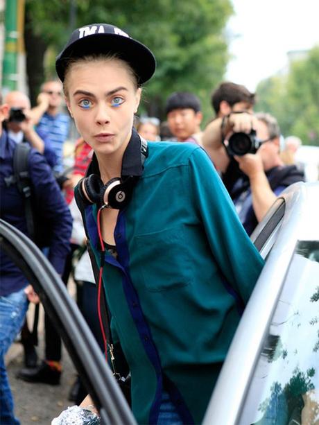 el estilo de cara delevingne