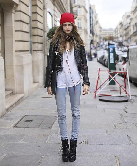 el estilo de cara delevingne