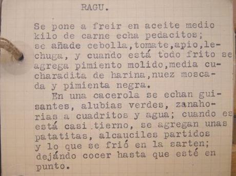 {Reto de Tía Alia}. Ragú