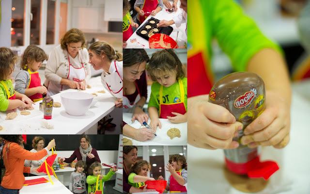 Napolitana con mermelada de zarzamora, nocilla y frutas escarchadas
