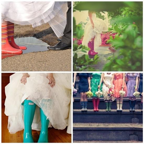 INSPIRATION WEDDING: CON BOTAS DE AGUA Y A LO LOCO