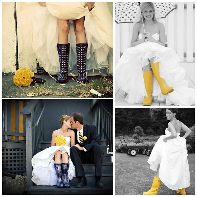INSPIRATION WEDDING: CON BOTAS DE AGUA Y A LO LOCO