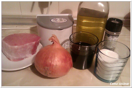 2. Lomo glaseado ingredientes