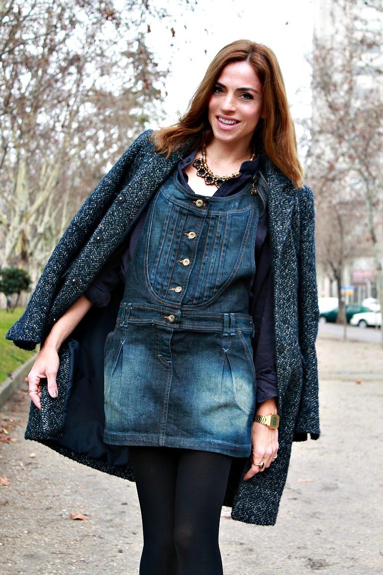 falda-peto con mocasin