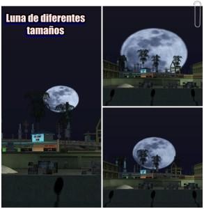 clave para cambiar tamaño luna