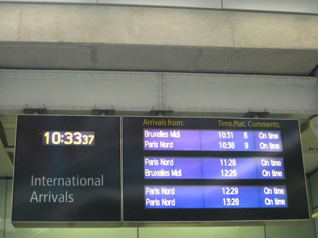 Estación de tren de St. Pancras : las ceremonias del adiós
